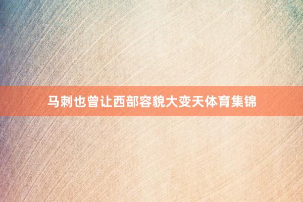 马刺也曾让西部容貌大变天体育集锦