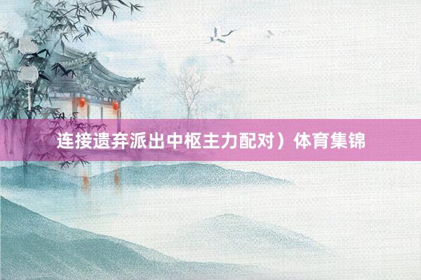 连接遗弃派出中枢主力配对)体育集锦