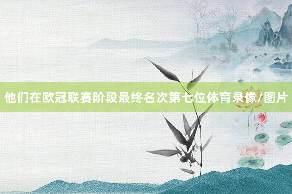 他们在欧冠联赛阶段最终名次第七位体育录像/图片