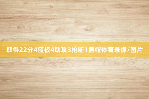 取得22分4篮板4助攻3抢断1盖帽体育录像/图片