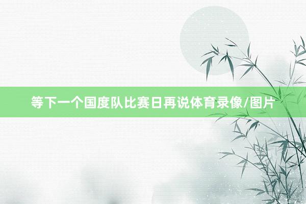 等下一个国度队比赛日再说体育录像/图片