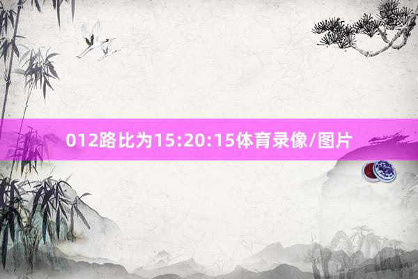 012路比为15:20:15体育录像/图片
