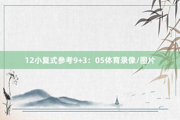 12　　小复式参考9+3：05体育录像/图片