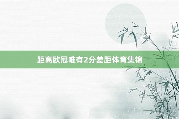 距离欧冠唯有2分差距体育集锦
