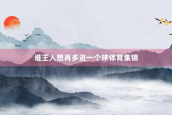 谁王人想再多进一个球体育集锦