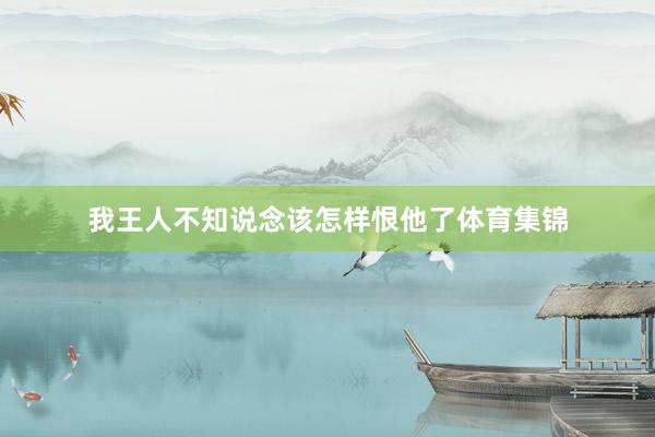 我王人不知说念该怎样恨他了体育集锦