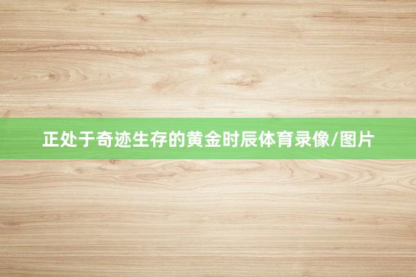 正处于奇迹生存的黄金时辰体育录像/图片