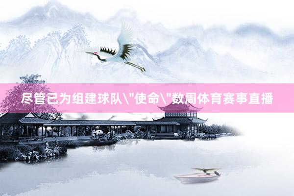 尽管已为组建球队
