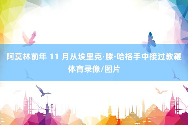 阿莫林前年 11 月从埃里克·滕·哈格手中接过教鞭体育录像/图片