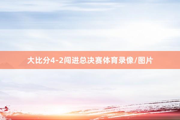 大比分4-2闯进总决赛体育录像/图片