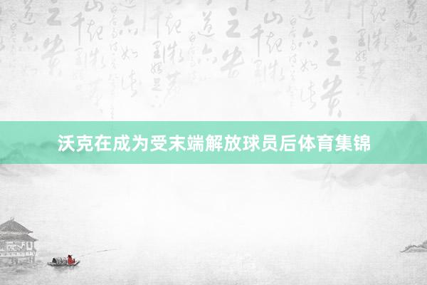 沃克在成为受末端解放球员后体育集锦