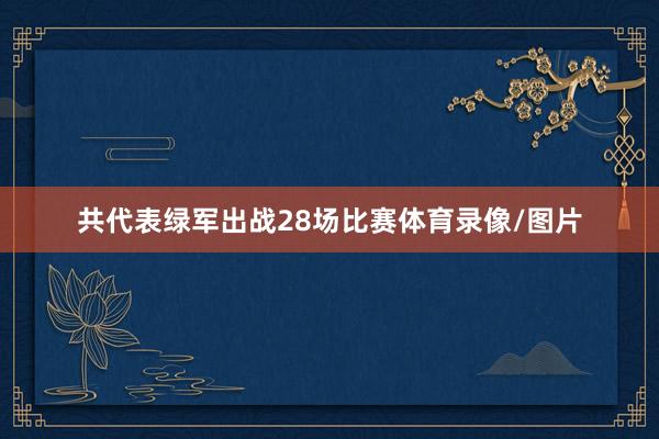 共代表绿军出战28场比赛体育录像/图片
