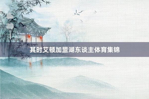 其时艾顿加盟湖东谈主体育集锦