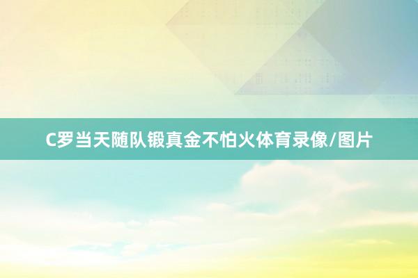 C罗当天随队锻真金不怕火体育录像/图片