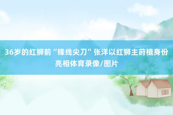 36岁的红狮前“锋线尖刀”张洋以红狮主莳植身份亮相体育录像/图片