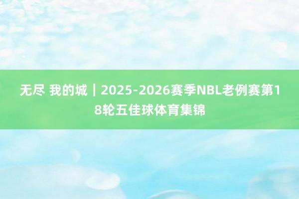 无尽 我的城｜2025-2026赛季NBL老例赛第18轮五佳球体育集锦