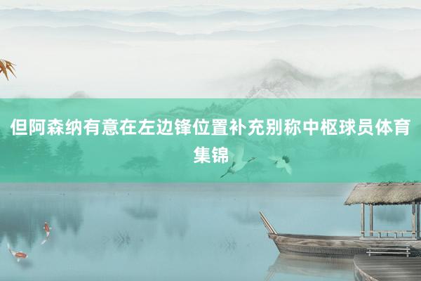 但阿森纳有意在左边锋位置补充别称中枢球员体育集锦